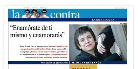 SamSara Matchmaking en La Contra, con Víctor M. Amela, La Vanguardia