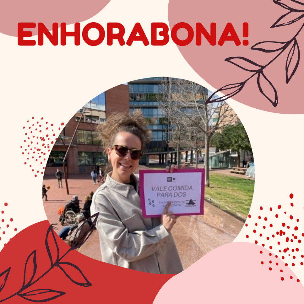 LA GANADORA DEL SORTEO POR EL 27º ANIVERSARIO DE LA AGENCIA YA TIENE SU PREMIO 🥘🍷💝